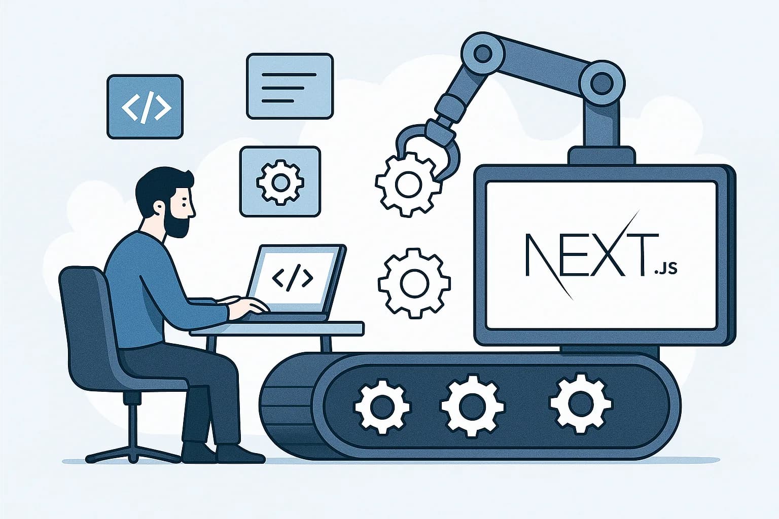 ลดงาน Manual ด้วย Automation ด้วยบริการพัฒนา Next.js แบบกำหนดเอง